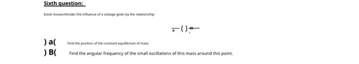 The Second Question A Body Of Mass 9 Kg Moves Along The X Axis Under The Action Of A Force Given By 3x N F Find 5