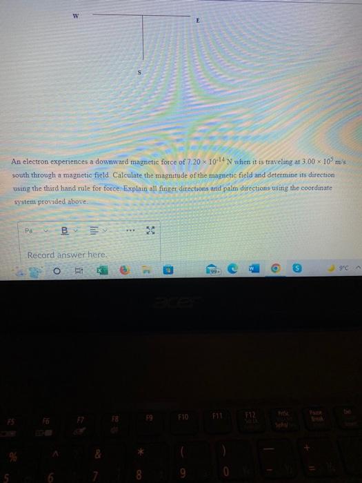 Question 4 4 Points A O O O O N B W E S 99 9 C 15 Fg Ft Fe Fy F10 F11 W E C D Determine The Direction Of T 4