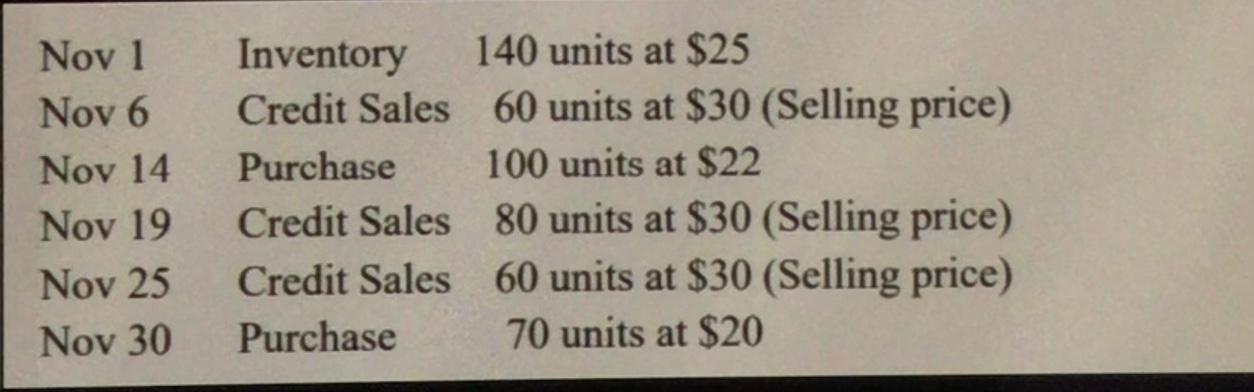 See The Transactions In The Picture Presented A Record The Journal Entries Of The Transactions On Nov 6th Assuming Th 1