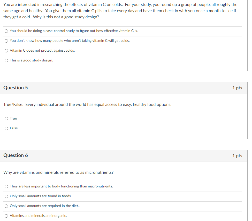 You Are Interested In Researching The Effects Of Vitamin C On Colds For Your Study You Round Up A Group Of People All 1