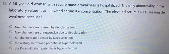 4 Which Of The Following Is The Correct Temporal Sequence For Events At The Neuromuscular Junction Release Of Ach Act 2