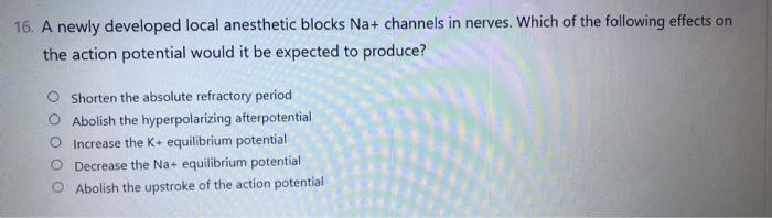 4 Which Of The Following Is The Correct Temporal Sequence For Events At The Neuromuscular Junction Release Of Ach Act 3