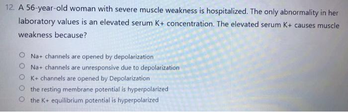 16 A Newly Developed Local Anesthetic Blocks Na Channels In Nerves Which Of The Following Effects On The Action Poten 2