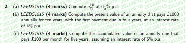 2 1 09 At Todo P A 201198 A Leeds1515 4 Marks Compute8 2011 6 Leeds1515 4 Marks Compute The Present Value Of N9 1