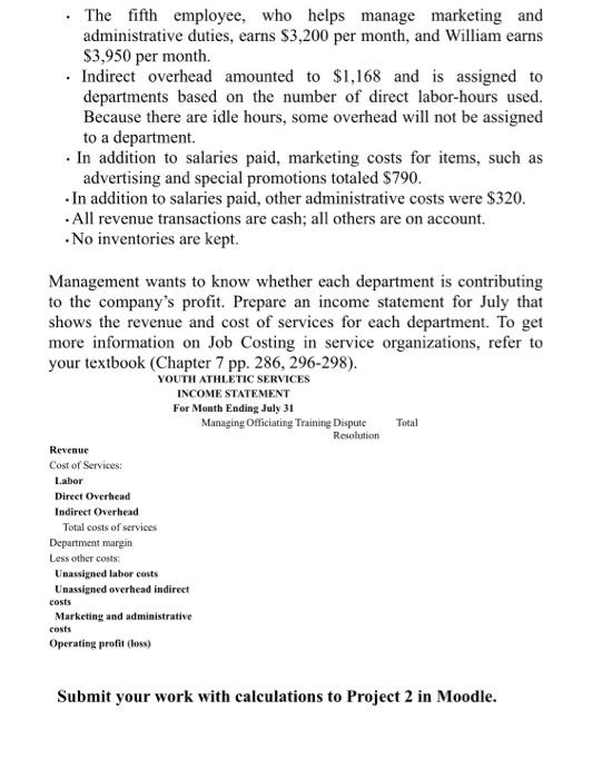 Project Description Youth Athletic Services Yas Provides Adult Supervision For Organized Youth Athletics It Has A Pr 2