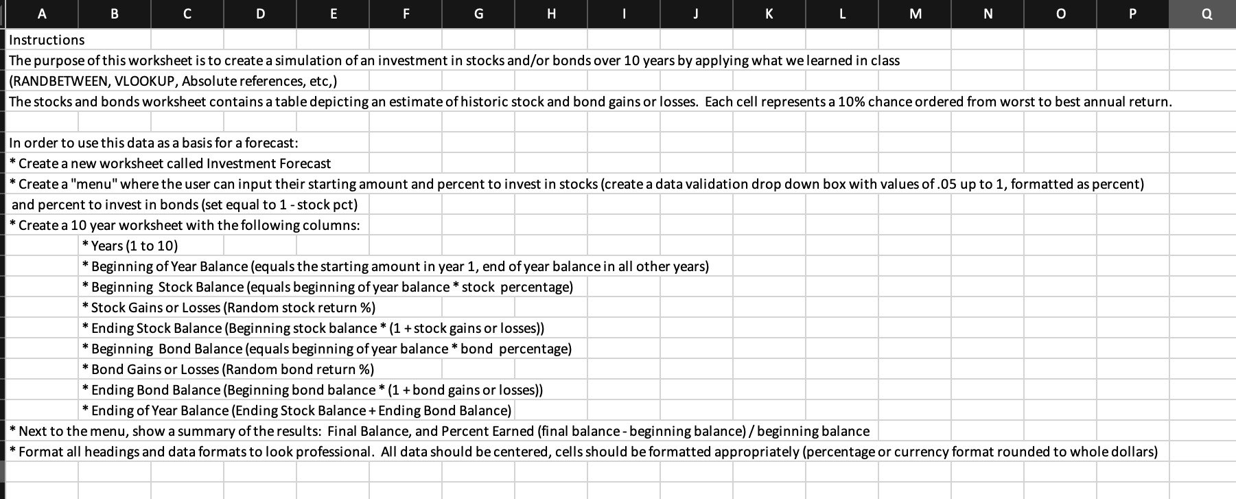 Was Unsure On How To Do This In Excel Didn T Know If Anyone Can Upload A File Showing How Too The Data Is As Follows 1