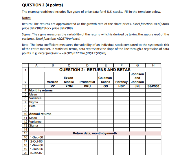 Please Show Work Return Data Month By Month From 1 Sep 6 To 1