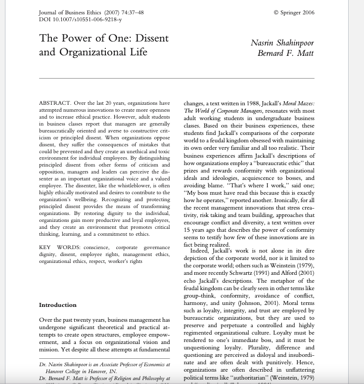 In The Context Of Large Organizations Where Professionals Work What Could Be Done In Order To Make It Possible For Prof 1