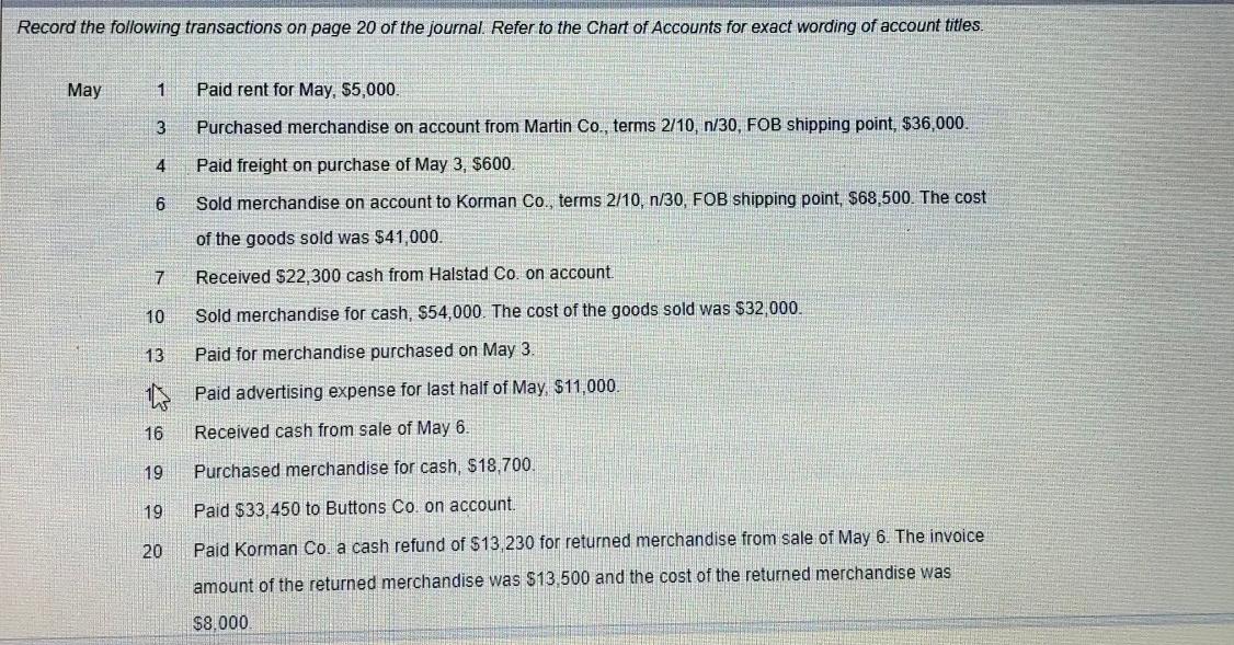 Palisade Creek Co Is A Merchandising Business That Uses The Perpetual Inventory System The Account Balances For Palisad 3