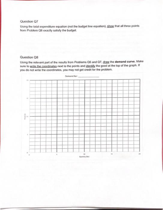 Question 06 You Are Purchasing And Consuming Beets Measured In Pounds And Cabbages Also Measured In Pounds Your Bud 2