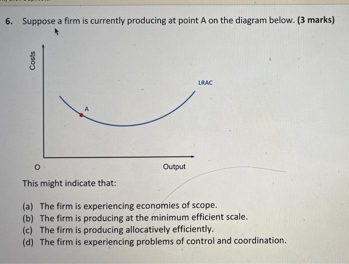 5 Consider The Following Set Of Data That Looks At How Output Changes Following Changes In Inputs 3 Marks Quantity O 2