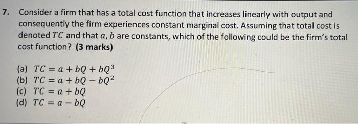 5 Consider The Following Set Of Data That Looks At How Output Changes Following Changes In Inputs 3 Marks Quantity O 3