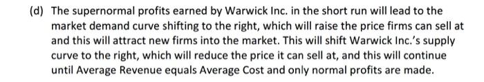 Warwick Inc Produces In A Monopolistically Competitive Market Which Of The Following Correctly Explains How A Firm In 2