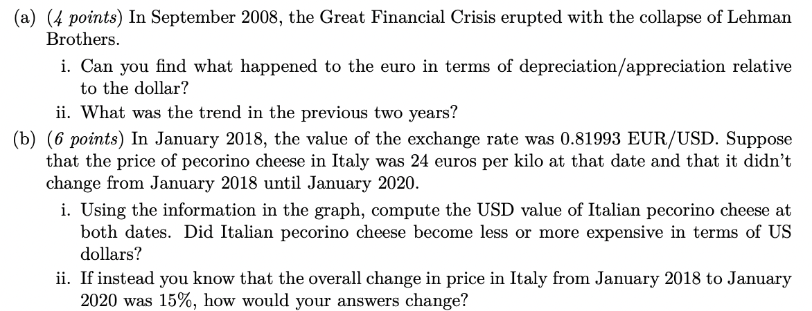 A 4 Points In September 2008 The Great Financial Crisis Erupted With The Collapse Of Lehman Brothers I Can You Fi 1