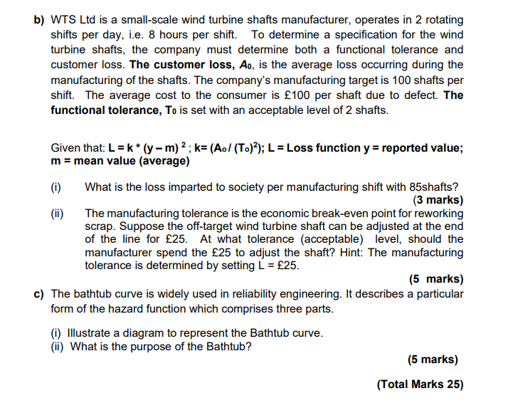B Wts Ltd Is A Small Scale Wind Turbine Shafts Manufacturer Operates In 2 Rotating Shifts Per Day I E 8 Hours Per Sh 1