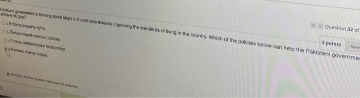 2 Points Save Pakistani Government Is Thinking About The Should Take Towards Improving The Standards Of Living In The Co 1