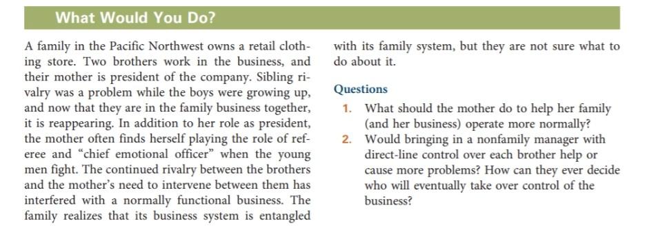 What Would You Do With Its Family System But They Are Not Sure What To Do About It A Family In The Pacific Northwest 1
