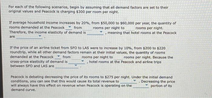 9 Application Elasticity And Hotel Rooms The Following Graph Input Tool Shows The Daily Demand For Hotel Rooms At The 2