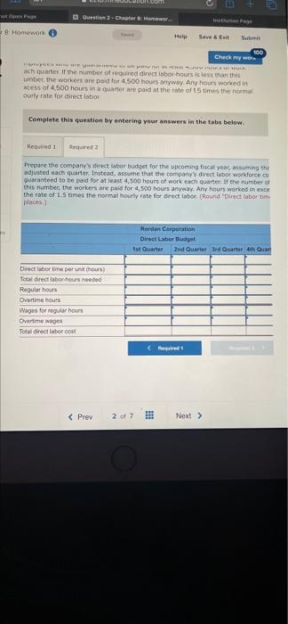 Caa Eztomheducation Com Due Page Do 2 Chapter Home Homework Sale Check 900 The Production Manager Of Rod Corporation Has 2