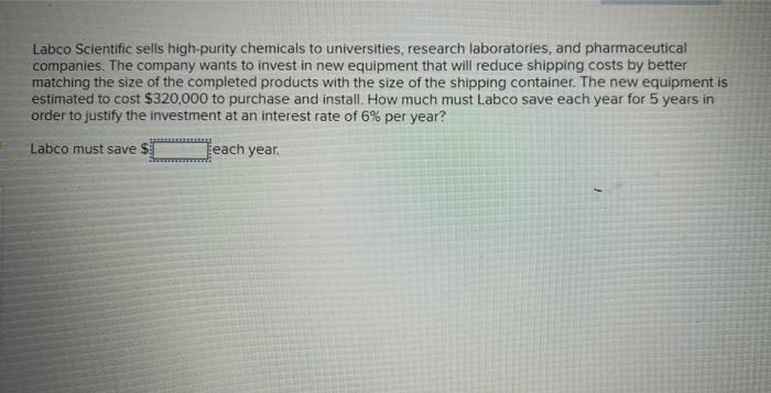 Labco Scientific Sells High Purity Chemicals To Universities Research Laboratories And Pharmaceutical Companies The C 1