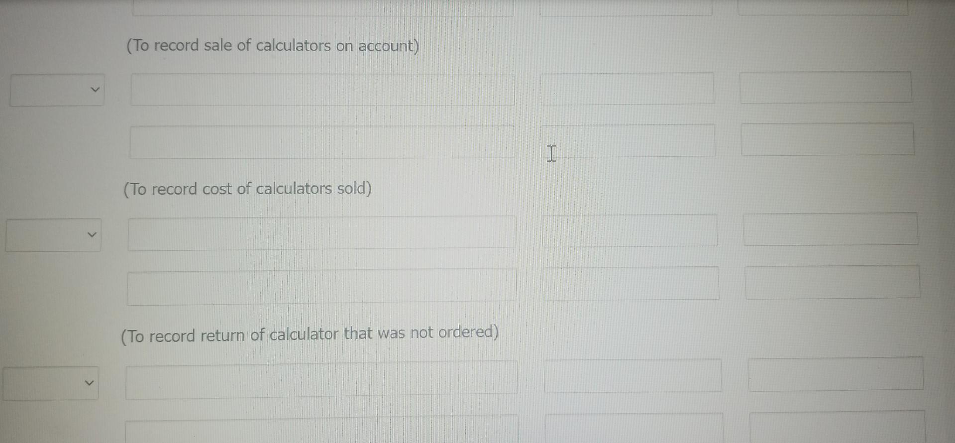 Assume That On September 1 Office Depot Had An Inventory That Included A Variety Of Calculators The Company Uses A Per 3