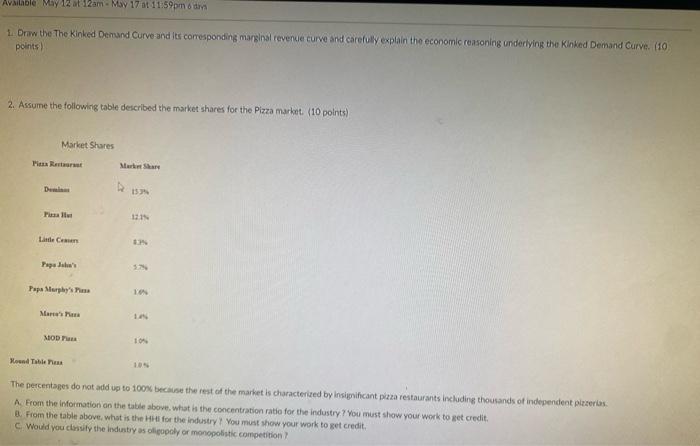 Other Banos Como Few Free We This 1 Draw The The Kinked Demand Curve And Its Corresponding Urinarere Curve On The Eco 5