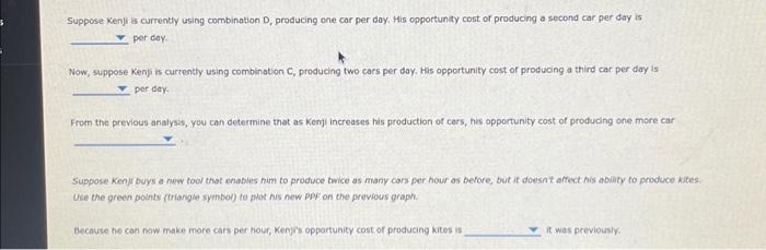 5 Opportunity Cost And Production Possibilities Kenji Is A Skilled Toy Maker Who Is Able To Produce Both Cars And Kites 3