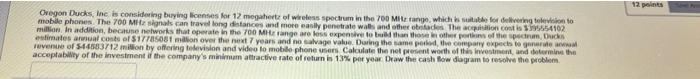 12 Points Oregon Ducks Inc Is Considering Buying License For 12 Megahertz Of Wireless Spectrum In The 700 Mhz Ango Whi 1