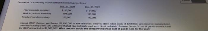 Current 61 90 Dv Jawad 100 100 Abc Co Sells Ramadan Gifts Abc Determines That At The End Of April It Has The Following 8