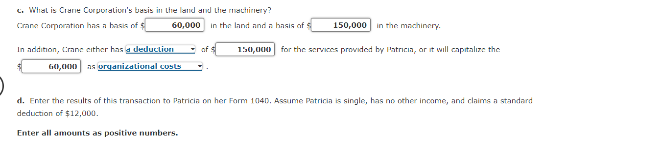 Problem 18 30 Lo 1 Dan Knight And Patricia Chen Who Are Good Friends Form Crane Corporation Dan Transfers Land Wo 2