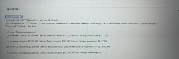 Question 1 1 Click On The Into Fc Inaw Or Use Your Rec Handout Seo Nole About The Ro Roro Choose The Wwer The Indicates 1