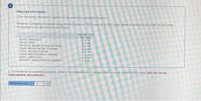 Foundational 15 Saved Required Information The Following Information Applies To The Questions Displayed Below Martin 2