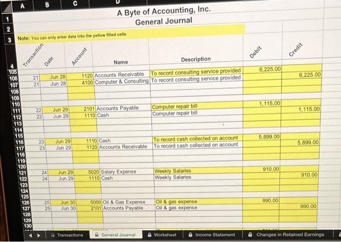 12 A B Number Name 2 1110 Cash 3 1120 Accounts Receivable 1130 Prepaid Insurance 5 1140 Prepaid Rent 6 1150 Office Suppl 17