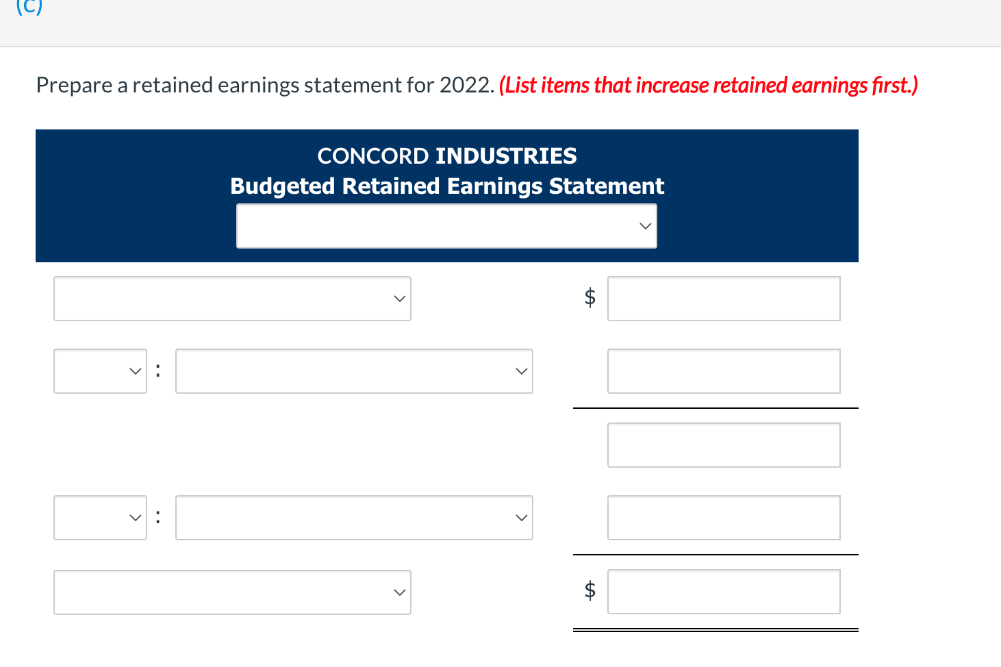 Concord Industries Balance Sheet At December 31 2021 Is Presented Below Concord Industries Balance Sheet December 31 5