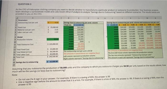 Question 11 000 70000 As The Ceo Of Hakoopian Clothing Company You Want To Decide Whether To Manufacture A Particular P 1