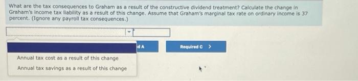 Graham Is The Sole Shareholder Of Logan Corporation For The Past Five Years Logan Has Reported Little Or No Taxable In 2