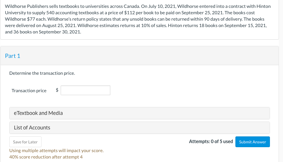 Wildhorse Publishers Sells Textbooks To Universities Across Canada On July 10 2021 Wildhorse Entered Into A Contract 1