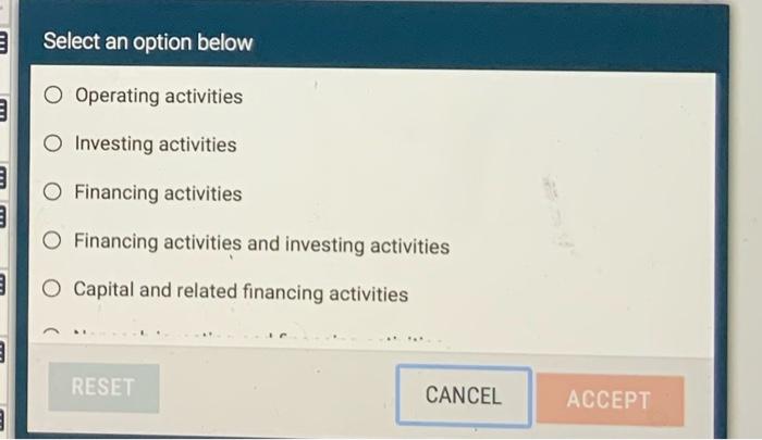 For Each Transaction Of A Nongovernmental Nfp Select From The Option List Provided The Most Appropriate Classification 2