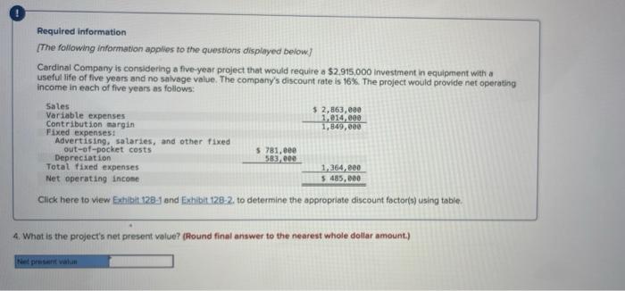 Required Information The Following Information Applies To The Questions Displayed Below Cardinal Company Is Considerin 3