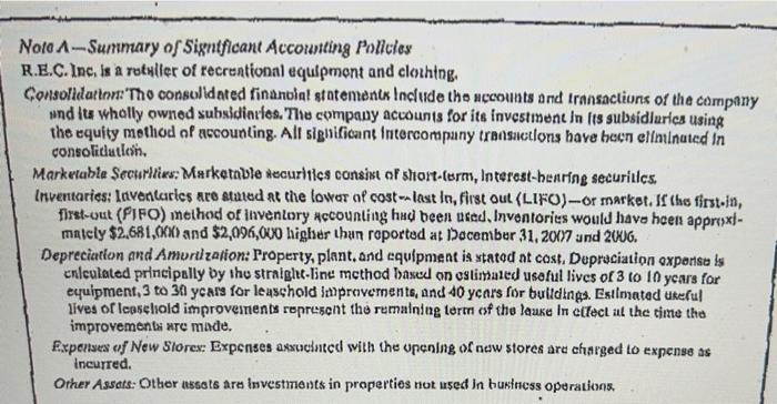 Rece Click On The Link To Rec Inancials Or So You Rechandout Sea Hote About The Lifo Reserve Choose The Answer The Indi 4