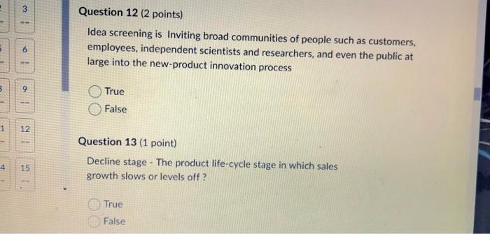 Question 4 2 Points Pva Stands For Price Value Analysis Product Value Analysis Product Value Amplifier None Of The Abo 3