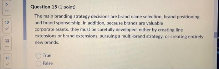 Question 28 1 Point Setting The Promotion Budget To Match Competitors Outlays They Monitor Competitors Advertising 2