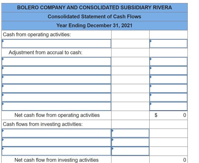 0 Bolero Company Holds 80 Percent Of The Common Stock Of Rivera Inc And 40 Percent Of This Subsidiary S Convertible B 4