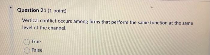 Question 23 1 Point A Distribution Strategy In Which The Marketer Gives The Rights To Distribute Its Products To Only 2