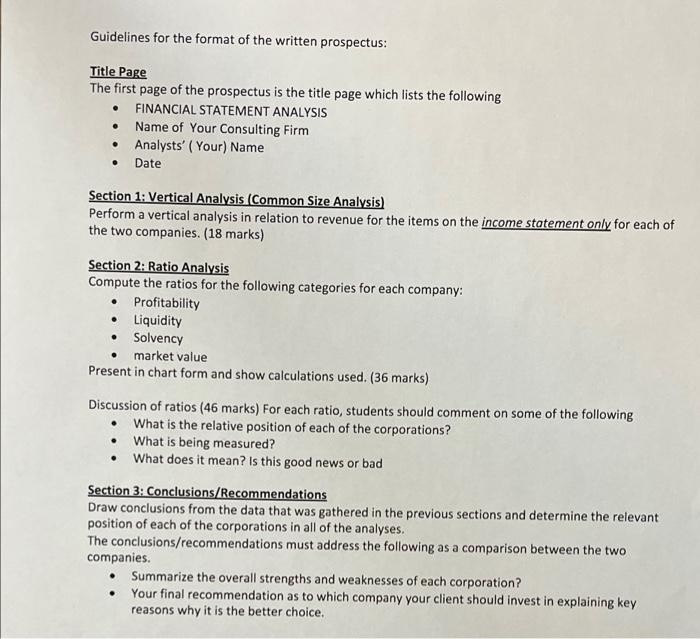 Financial Statement Analysis You Are A Financial Analyst And Your Client Has Approached You For Some Independent Financi 3