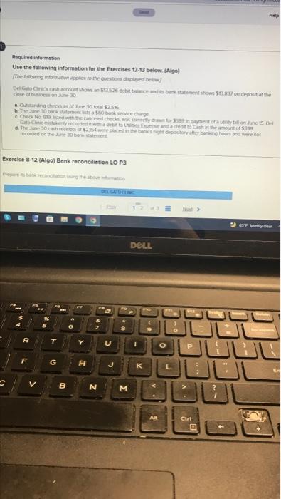 Hele Required Information Use The Following Information For The Exercises 12 13 Below Algol The Following Informations 1