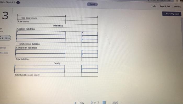 Check M Exercise 8 15 Algo Preparing A Balance Sheet Lo C2 Use The Following Accounts With Normal Balances To Prepare 3