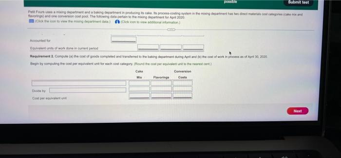 Possible Submit Test Post Forma Department And A Baking Department In Producing Is To Proces Contingem In The Maing Depa 2