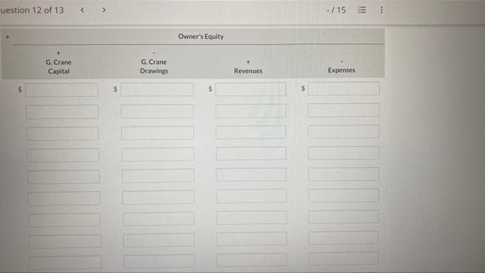 Question 12 Of 13 15 View Policies Current Attempt In Progress At The Beginning Of March Crane Software Company H 4