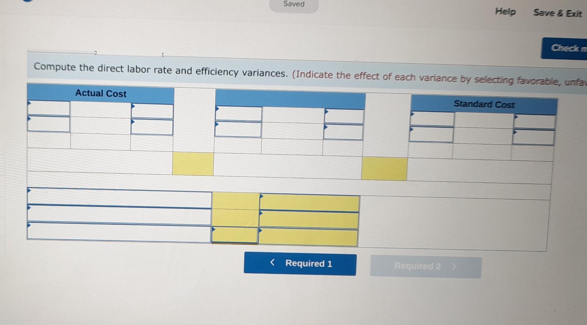 Exercise 8 15 Algo Direct Materials And Direct Labor Variances Lo P3 The Following Information Relates To Production A 4